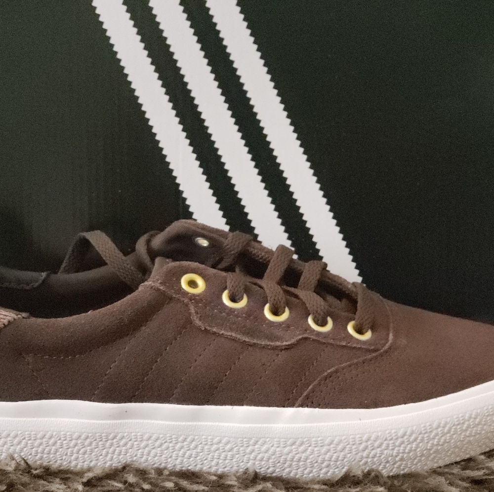 Brown Adidas 3mc Suede corduroy